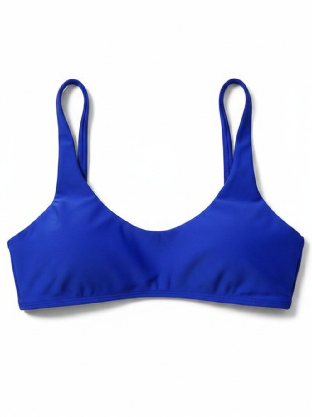 B💲3 💥♻ No Boundaries Royal Blue Bikini Swimwear Top | Size Large | 0088